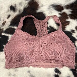 Maurices Lace Bralette in Mauve